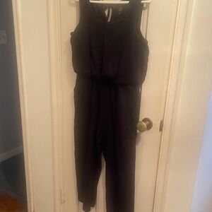 Belle Casual Black Jumpsuit